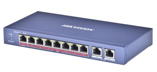 Switch niezarządzalny HIKVISION DS-3E0310HP-E /M(B) 8x 10/100 Mbps PoE ports