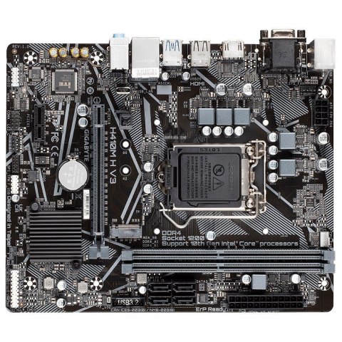 Płyta Gigabyte H410M H V3 (rev. 1.0) /H410/DDR4/SATA3/M.2/USB3.0/PCIe3.0/s.1200/mATX