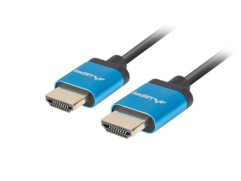 Kabel HDMI Lanberg M/M v2.0 1m 4K slim czarny