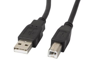 Kabel USB 2.0 Lanberg AM-BM 1,8m czarny