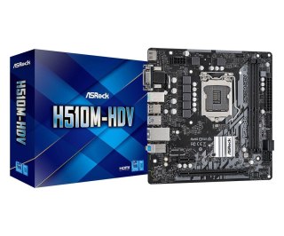 Płyta ASRock H510M-HDV /H510/DDR4/SATA3/USB3.0/PCIe4.0/s.1200/mATX