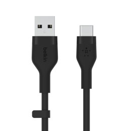 Belkin Kabel BoostCharge USB-A do USB-C silikonowy 1m, czarny