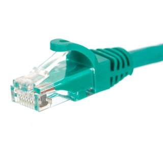 Patchcord RJ45, Netrack osłonka zalewana, kat. 5e UTP, 3m zielony