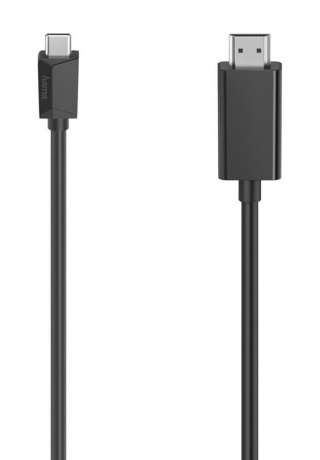 Kabel adapter Hama USB-C - HDMI 4K 3m czarny
