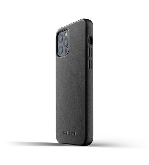 Mujjo Full Leather Case - etui skórzane do iPhone 12/12 Pro (czarne)
