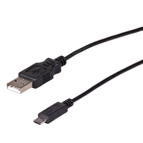 Kabel USB 2.0 Akyga AK-USB-21 USB A(M) - micro USB B(M) 1m czarny