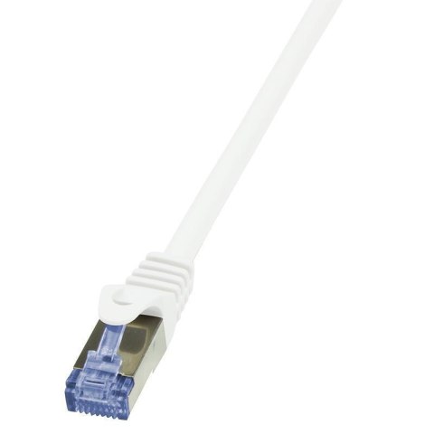 Patchcord LogiLink CQ3081S Cat.6A S/FTP 7,5m biały