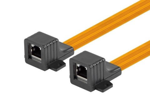 Adapter Lanberg złączka sieciowa przelotka okienna RJ45 kat.5E 17cm