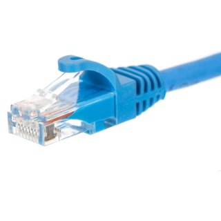 Patchcord RJ45, Netrack osłonka zalewana, kat. 5e UTP, 5m niebieski