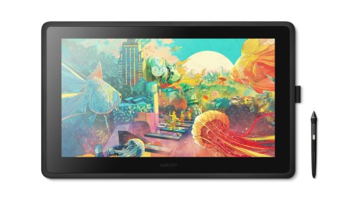 Wacom Cintiq 22 - tablet ekranowy do profesjonalnych zastosowań graficznych, piórko Pro Pen 2, rozdzielczość Full HD