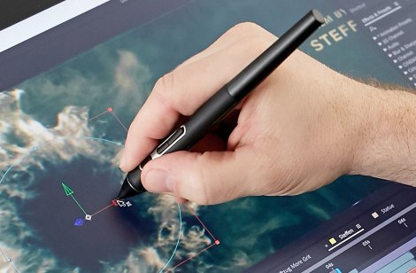 Wacom Pro Pen 3D - piórko do tabletów Intuos Pro, Cintiq, Cintiq Pro - dodatkowy przycisk, w komplecie etui i 6 zapasowych wkład