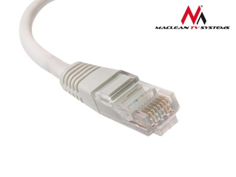 Patchcord Maclean MCTV-653 UTP 5e wtyk-wtyk 5m szary