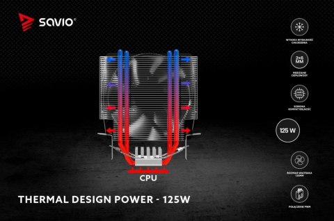 Savio Chłodzenie procesora CPU Frost