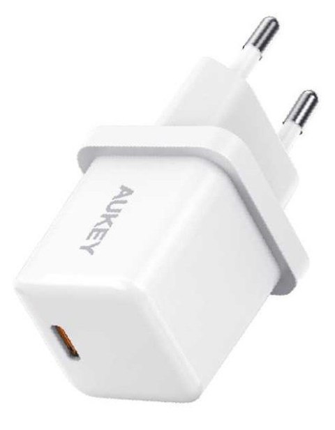 AUKEY PA-F5 OEM White Mini ładowarka sieciowa 1xUSB-C 20W PD Power Delivery