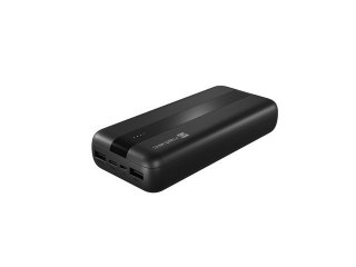 Natec Powerbank Trevi 20000mAh 2x USB-A + USB-C Czarny