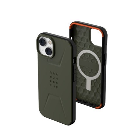 UAG Civilian - obudowa ochronna do iPhone 13/14 kompatybilna z MagSafe (olive) [go]