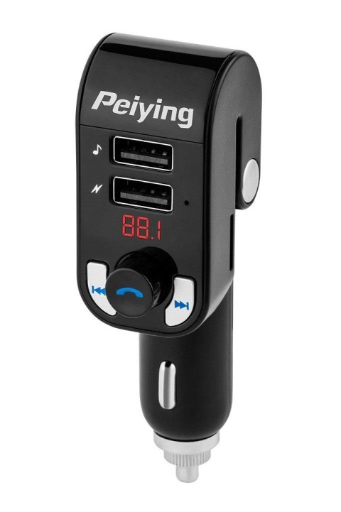 Transmiter FM Peiying URZ0466 Bluetooth, LED, USB, SD/MMC, MP3/WMA