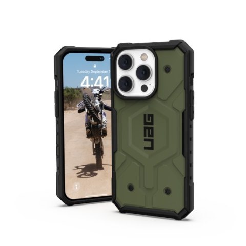 UAG Pathfinder - iPhone 14 Pro kompatybilna z MagSafe (zielona)