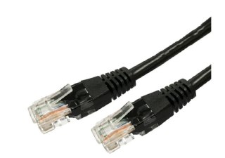 TB Kabel Patchcord miedziany kat.5e RJ45 UTP 3m. czarny - paczka 10 sztuk