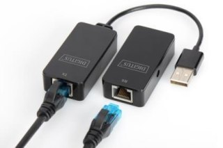 Przedłużacz/Extender DIGITUS USB 2.0 po skrętce Cat.5e/6 UTP, do 50m