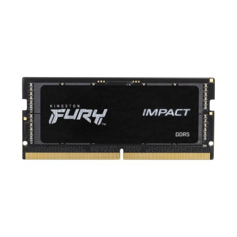 Pamięć SODIMM DDR5 Kingston FURY Impact 32GB (1x32GB) 4800MHz CL38 1,1V Czarna