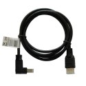 Savio Kabel HDMI kątowy złoty v1.4 3D, 4Kx2K, 1.5m, CL-04