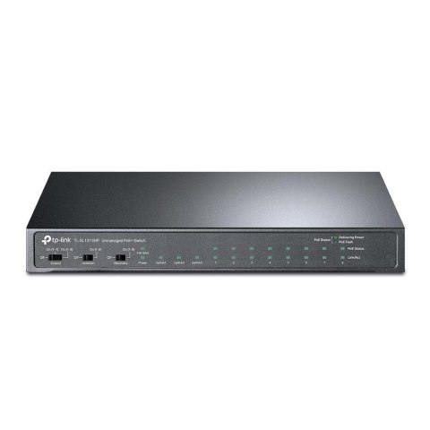 Switch niezarządzalny TP-Link TL-SL1311MP 8x10/100Mb PoE+, 2x10/100/1000Mb, 1x1Gb SFP