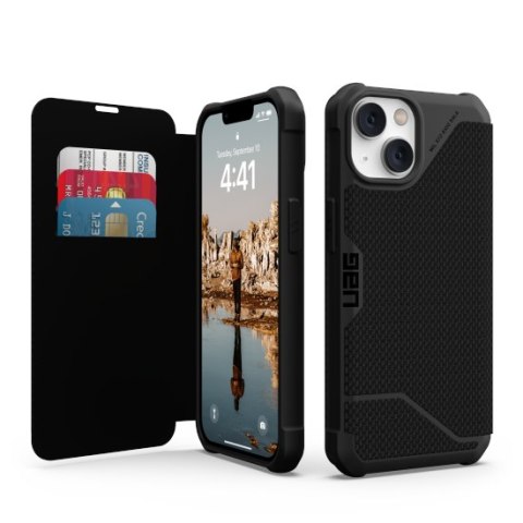 UAG Metropolis - obudowa ochronna z klapką do iPhone 14 Plus (kevlar-black) [mto]