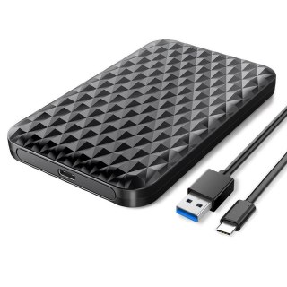 Obudowa na dysk Orico 2520C3-BK-EP HDD/SSD 2,5", USB-C 3.1, 5Gbps