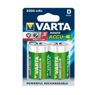 AKUMULATORY VARTA R20 (typD) 3000 mAh RECHARGE ACCU POWER 2szt