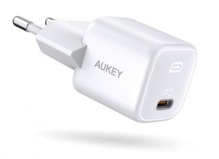 AUKEY PA-B1 White Omnia Mini ładowarka sieciowa 1xUSB-C Power Delivery 20W 3A