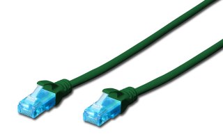 Patchcord DIGITUS UTP kat. 5e 30m PVC zielony