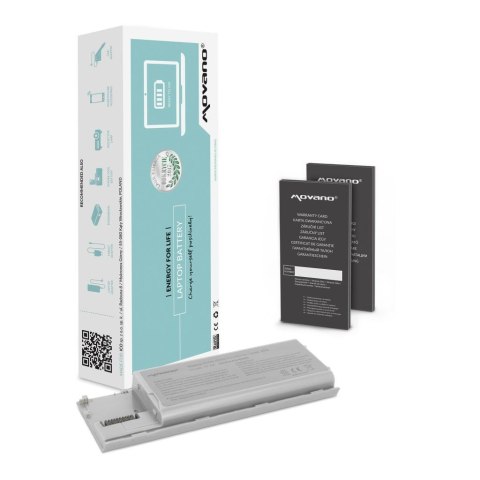 Bateria Movano do notebooka Dell Latitude D620 (10.8V-11.1V) (4400 mAh)