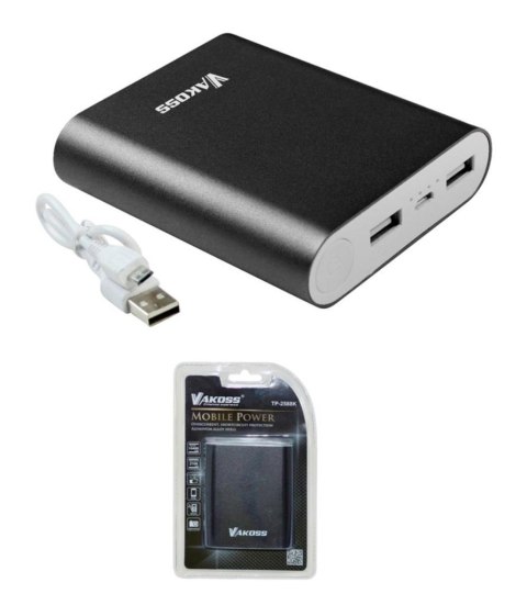 Powerbank VAKOSS TP-2588K 10400mAh Li-Ion czarny