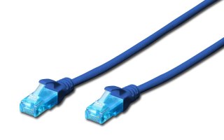 Patchcord DIGITUS UTP kat. 5e 15m PVC niebieski