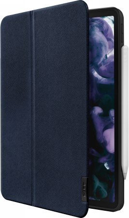 LAUT Prestige Folio - obudowa ochronna z uchwytem do Apple Pencil do iPad 10.9" 10G (indigo)