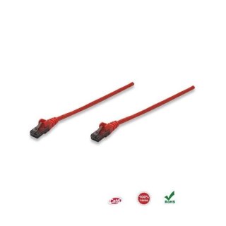 PatchCord 100% miedź Intellinet Cat.6 UTP, 1m, czerwony