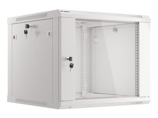 Szafa instalacyjna Rack wisząca 19" 9U 600x600 szara Lanberg (flat pack)