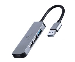 Gembird Hub 4-portowy USB (3xUSB 2.0, USB 3.1)