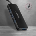 AXAGON HUE-G1C Hub 4-portowy USB 3.2 Gen 1 SLIM kabel Type-C 14cm