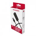 AXAGON HUE-M1AL Hub 4-portowy Mini metalowy USB 3.2 Gen 1, 1.2m USB-A kabel