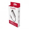 AXAGON ADE-25R Karta sieciowa 2.5 Gigabit Ethernet, Realtek 8156, USB-A 3.2 Gen 1, automatyczna instalacja, szara