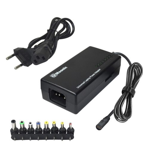 Zasilacz sieciowy uniwersalny Msonic MY1763DK 12-24V, 4A 8 końcówek, czarny