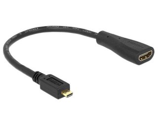 Adapter Delock micro HDMI (M) -> HDMI (F)