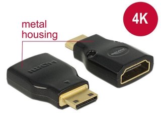 Adapter Delock HDMI (F) -> mini HDMI-C (M) 4K