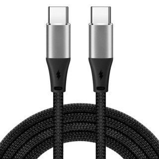 Kabel iBOX IKUTC1B USB-C 60W 1m Black