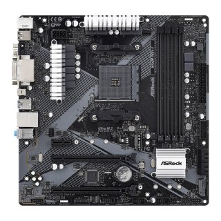 Płyta ASRock B450M Pro4-F R2.0 /AMD B450/DDR4/SATA3/M.2/USB3.0/PCIe3.0/AM4/mATX