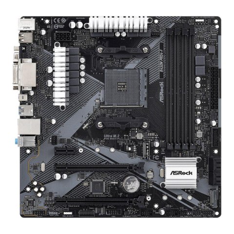 Płyta ASRock B450M Pro4-F R2.0 /AMD B450/DDR4/SATA3/M.2/USB3.0/PCIe3.0/AM4/mATX