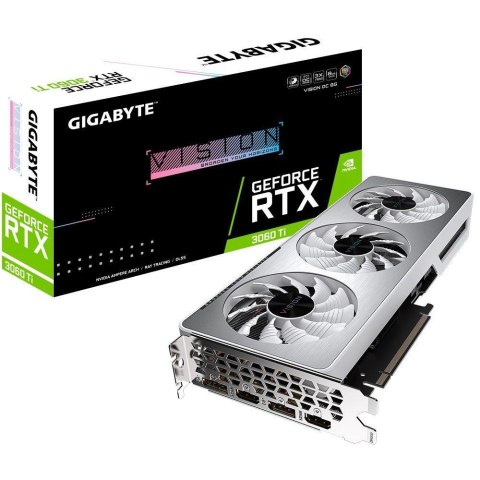 Karta VGA Gigabyte GeForce RTX 3060 Ti VISION OC 8G (rev. 2.0) 8GB GDDR6 256bit 2xHDMI 2xDP PCIe4.0