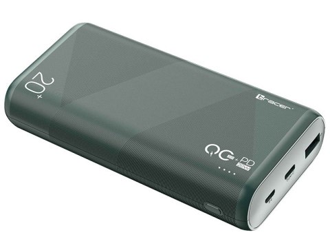 Tracer Powerbank Kori 20000mAh QC3.0-PD20W GR zielony